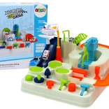 Interaktivní parkovací dráha pro děti s autíčky