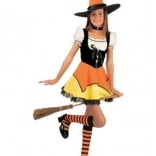 Čarodějnický kostým pro dívky XL