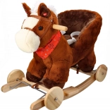 Houpací koník s kolečky a sedátkem