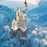 Ravensburger puzzle Zámek Neuschwanstein v zimě 1500 dílků