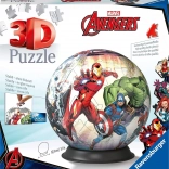 Ravensburger 3D Puzzleball Marvel Avengers – 73 dílků