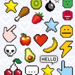 Náplasti Pixele malý arch