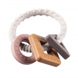 Silikonové kousátko pro miminka Shape, multicolor