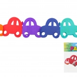 Barevná girlanda s motivem Automobilu