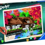 creart premium: mlýn – malování podle čísel