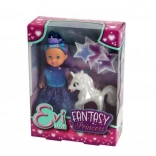 Panenka Evi Love fantasy princezna s jednorožcem