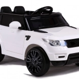 Bílé elektrické autíčko pro děti