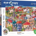 Puzzle Trefl Eye-Spy Sneaky Peekers Paříž 1000 dílků