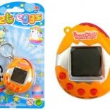 tamagotchi v vejci – elektronické zvířátko, oranžové