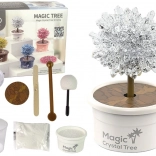 Magické křišťálové stromek – stříbrný experimentální set