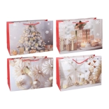 Dárková taška vánoční M 25 × 32 × 11 cm