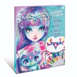 nebulous stars malování podle čísel se sadou fixů