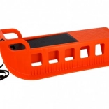 Plastové sáně Kamzík s popruhem 85 × 41 cm – Oranžové