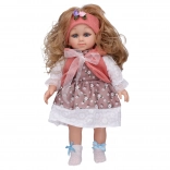 Panenka s mašlí 39 cm