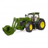 Traktor s čelním nakladačem John Deere 7R 350