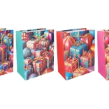 Dárková taška M vánoční 26 × 32 × 10 cm