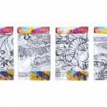 Velké omalovánky 50 × 70 cm s 6 voskovkami