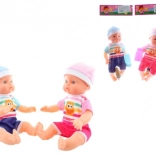 Čůrací panenka miminko 30 cm s doplňky