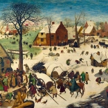 Puzzle Sčítání lidu v Betlémě 1000 dílků