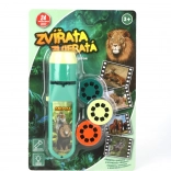 Baterka a projektor zvířata pro děti