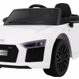 Dětský elektrický vůz Audi R8 Spyder s dálkovým ovladačem - Bílý