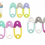 Chrastítko ve tvaru zavíracího špendlíku – mix barev