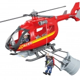 Hasičská helikoptéra s efekty 38 cm
