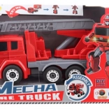 Hasičské auto a robot na baterie