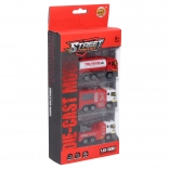 Hasičská autíčka sada 3 ks 8,5 cm