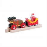 Santovo spřežení s kolejí Bigjigs Rail