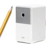 Ruční strouhátko s nádobou a regulací ostří bílé