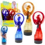 Přenosný ventilátor s postřikovačem na baterie