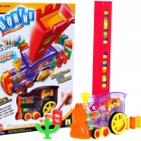 Interaktivní vláček s domino efektem