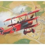 Plastikový model letounu Fokker Dr.I triplane