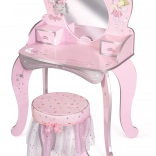 Dřevěný toaletní stolek s židličkou Magic Maria