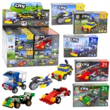 Kreativní stavebnice City vozidla 2v1