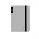 Diář A6 týdenní 2025 šedý PASTELINI