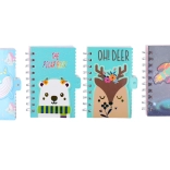 Spirálový blok linkovaný 9x14 cm