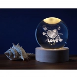 křišťálová lampička koule love 6 cm 1,5 w