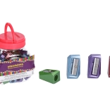 Kovové ořezávátko na jednu tužku