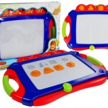 magnetická kreslicí tabulka se stempelky – velký znikopis pro děti