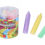 Barevné trojhranné chodníkové křídy 20 ks