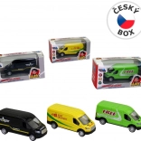 Kovová dodávka na zpětný chod pro děti