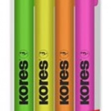 Kores Zvýrazňovače High Liner Sada 4 Ks