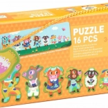 DJECO Puzzle Velcí a Malí na Farmě