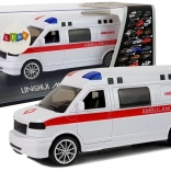 Autíčko sanitka na zpětný chod se světly a sirénou
