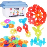 Barevné stavební vločky 3D – sada 140 dílků pro děti