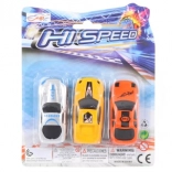 Sada plastových autíček 3 ks