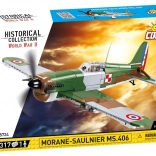 COBI morane-saulnier ms.406 – stavebnice historického letadla 1:32 (317 dílků)