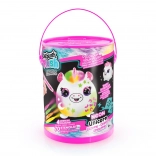 Airbrush kreativní sada Neon se squish plyšáky